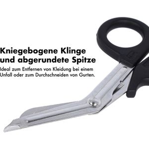 Produktbild für Verbandschere First-Aid-Only silber/schwarz, 19cm