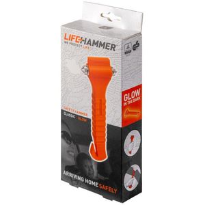 Produktbild für Nothammer Lifehammer Safety Hammer Classic-Glow, orange