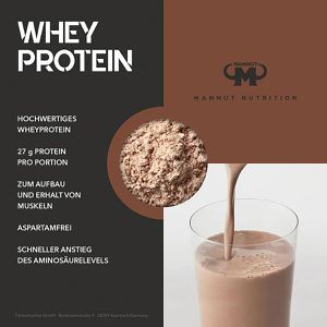 Produktbild für Proteinpulver Mammut Whey Protein, 3 kg
