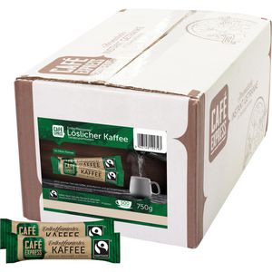 Hellma Kaffee Café Express Kaffeesticks, entkoffeiniert, löslicher Kaffee, 500 Portionssticks