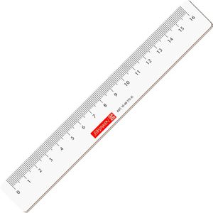 Produktbild für Lineal Brunnen 104977016, 16 cm