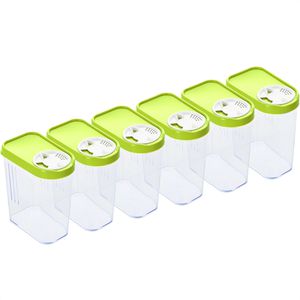 Schüttdose Kigima grün, aus Kunststoff, Set