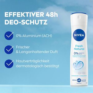 Produktbild für Deodorant Nivea Fresh Natural, Spray