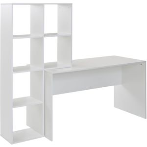 Produktbild für Schreibtisch Wohnling WL6.391, weiß / weiß