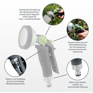 Produktbild für Gartenbrause GEKA plus Bewässerungsbrause 1 S, 46.1004.9