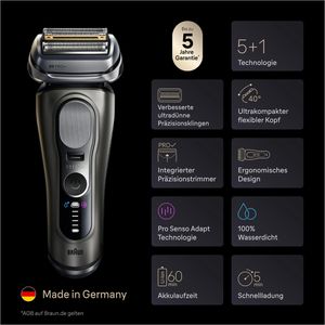 Produktbild für Elektrorasierer Braun Series 9, 9615s, graphit