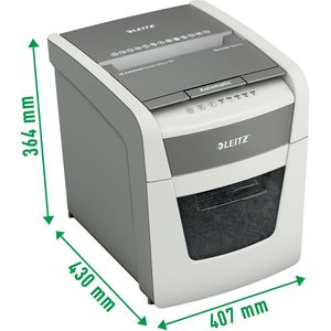 Produktbild für Aktenvernichter Leitz 8035 IQ Autofeed Small Office 50, weiß