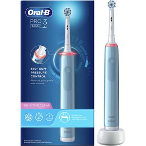 Elektrische-Zahnbürste Oral-B Pro 3 3000, blau