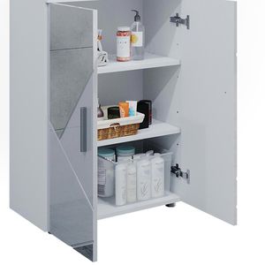 Produktbild für Badschrank Vicco Irma, mit 4 Füßen, weiß