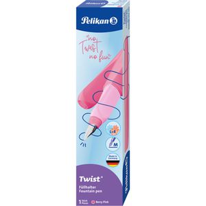 Produktbild für Füller Pelikan Twist Berry Pink P457, Feder M