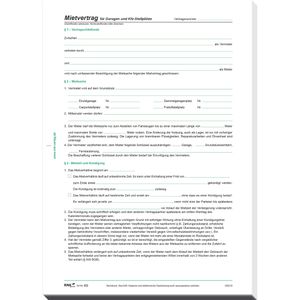 Mietvertrag RNK 553/10, DIN A4