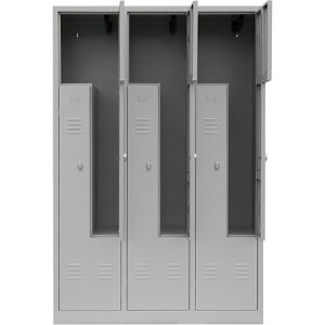 Produktbild für Spind Lüllmann 525120, Z-Spind, lichtgrau