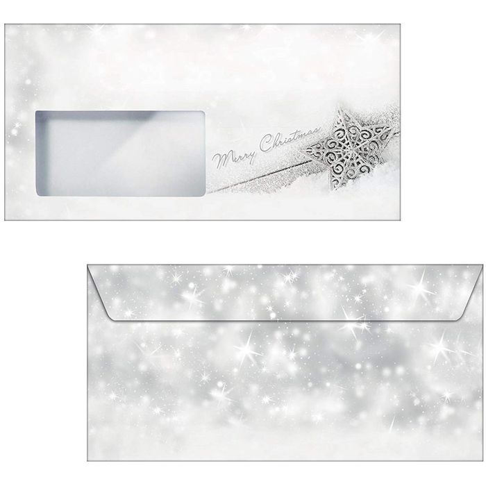Weihnachts-Einladungsumschläge – 50 Stück, 10,8x15,9 Cm, Rot Mit Zuckerstangen-Muster