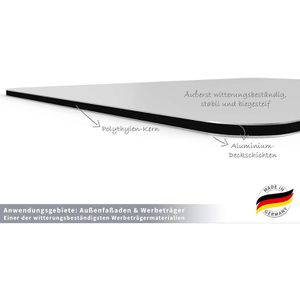 Produktbild für Hinweisschild Abtec Aluminium