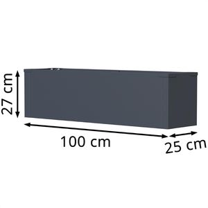 Produktbild für Pflanzkasten Westmann Talus M anthrazit