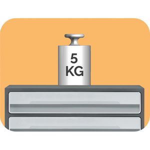 Produktbild für Schubladenbox cep 1090116361, MoovUp, A4 quer