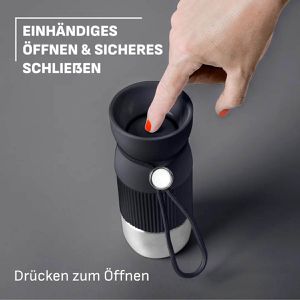 Produktbild für Thermobecher Emsa beYou Cup Mug N2191300, schwarz