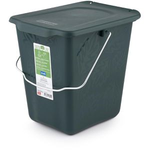 Produktbild für Mülleimer Rotho Greenline, Komposteimer,dunkelgrün