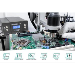 Produktbild für Lötstation QUICK QU861DW, Heißluft, Set