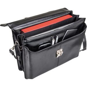 Produktbild für Aktentasche Alassio Faenza 47011 schwarz, mit Laptopfach