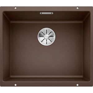 Produktbild für Spülbecken BLANCO SUBLINE 500-U, Einzelbecken, cafe