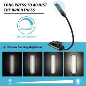 Produktbild für Leselampe Infitronic IN9LEDNLPRO2B, mit Klemme