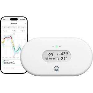 Produktbild für Luftmessgerät Airthings 989 View Radon, stationär, WLAN
