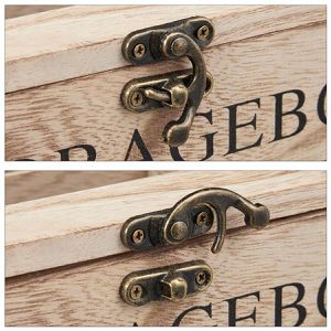 Produktbild für Teebox Relaxdays 10032169, für Teebeutel, natur, aus Holz