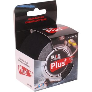 Produktbild für Kinesio-Tape Nasara Plus, schwarz