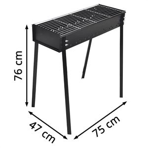 Produktbild für Holzkohlegrill vidaXL 40713, Standgrill