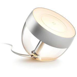 Tischlampe Philips-Hue Iris, silber mit LED