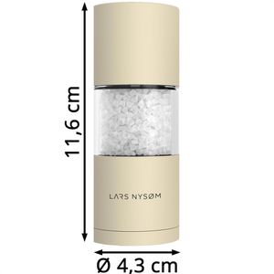 Produktbild für Gewürzmühle LARS-NYSØM Sjael Almond Beige, Höhe 11,6 cm