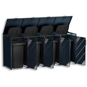 Produktbild für Mülltonnenbox Metzler MMB-7-4X, Metall