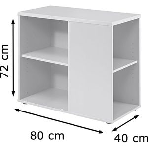 Produktbild für Standcontainer Hammerbacher Basic, weiß