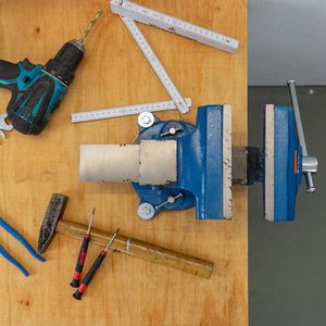 Produktbild für Schraubstock HRB 671148, drehbar