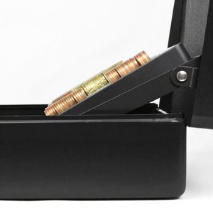 Produktbild für Geldkassette HMF 1001502, mit Zylinderschloss