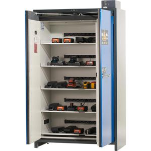 Akku-Ladeschrank asecos ION PRO 90, 40 Steckdosen