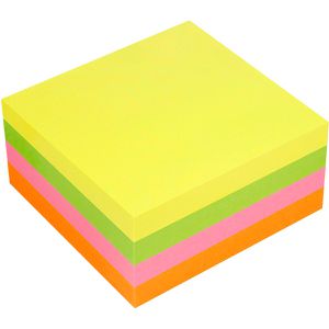 Produktbild für Haftnotizen UPM Notes Würfel, 5654-39PG, neon