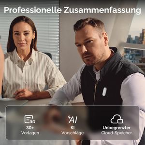 Produktbild für Diktiergerät Plaud NotePin Lunar Silver