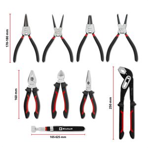 Produktbild für Zangenset Einhell E-Case 370522