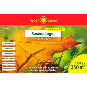 Produktbild für Dünger Wolf-Garten LK-B 250 Rasendünger Herbst