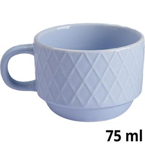 Produktbild für Espressotassen Miamio Palmanova Ocean, blau / grau / weiß