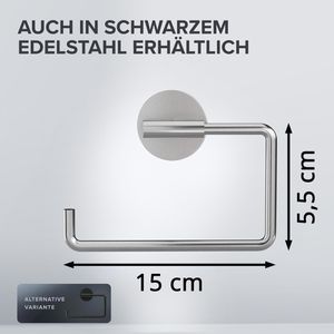 Produktbild für Toilettenpapierhalter ovimar Sejero, silber