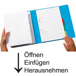 Produktbild für Schnellhefter Jalema Secolor, A4, blau