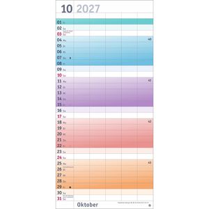 Produktbild für Familienplaner Heye 22735, Bunte Wochen, Jahr 2027