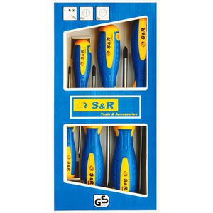 Produktbild für Schraubendreher S&amp;R 250681106, Set