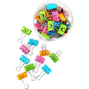 Foldbackklammern D.RECT 009765, Smile, 25mm