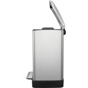 Produktbild für Mülleimer EKO E-Cube, VB 926830, matt silber