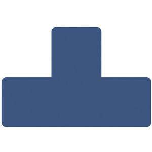 Bodenmarkierung Djois T-Form blau
