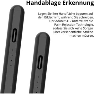 Produktbild für Eingabestift Adonit SE 2 Stylus ADSE2B, schwarz